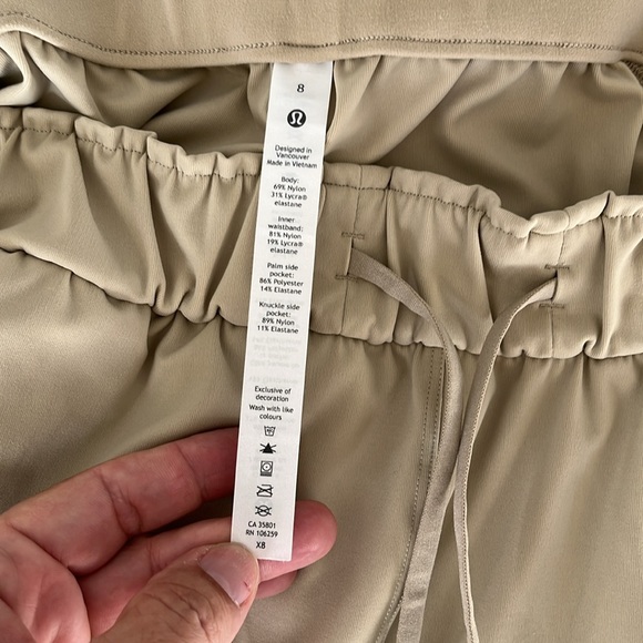 Lululemon stretch high rise‎ joggers sz 8 - Picture 7 of 8
